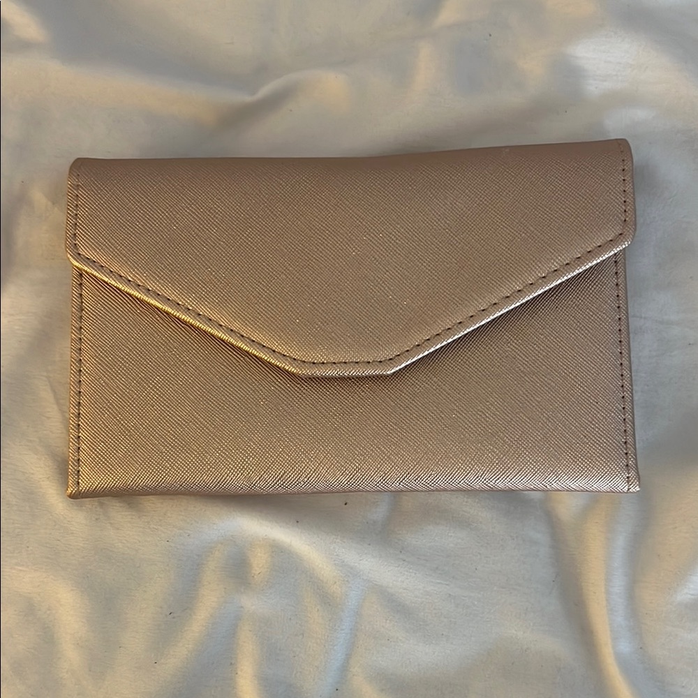 Gold Envelope Clutch